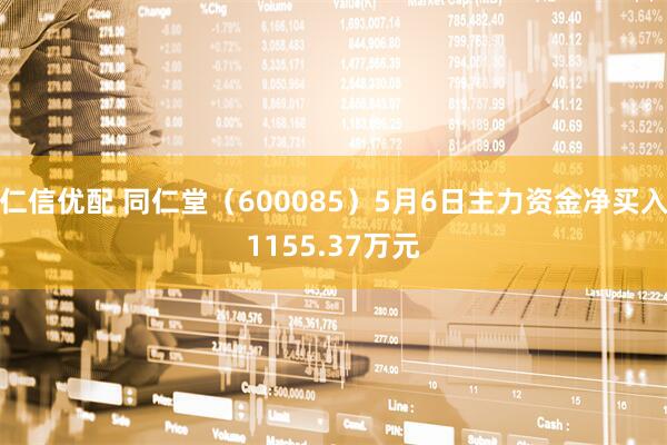 仁信优配 同仁堂（600085）5月6日主力资金净买入1155.37万元
