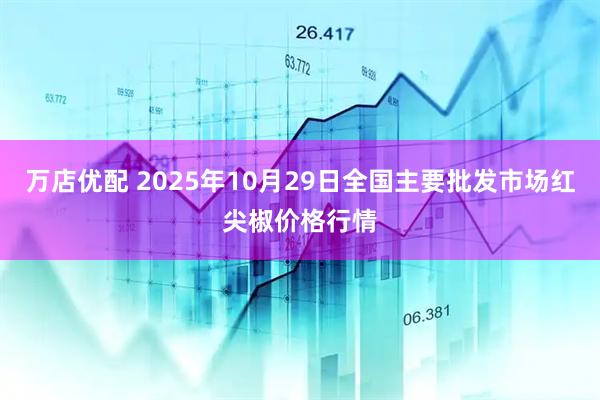 万店优配 2025年10月29日全国主要批发市场红尖椒价格行情